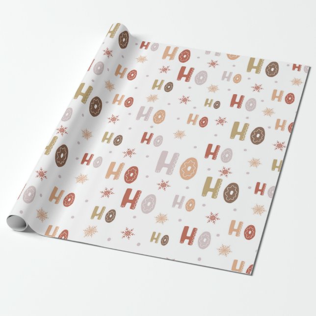 Chrismas holiday gift wrapping paper  (Unrolled)