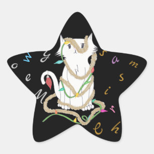 Chrismas Mess Star Sticker