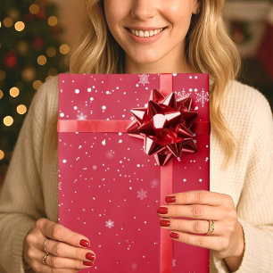 Chrismas snow flakes WRAPPING PAPER