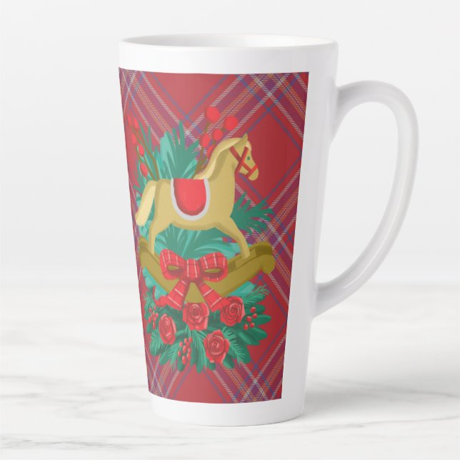 chrismast style  latte mug  (Right)