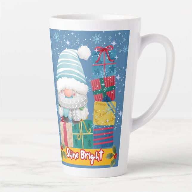 chrismast style  latte mug  (Right)