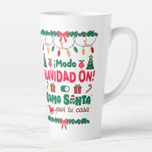 chrismast style latte mug