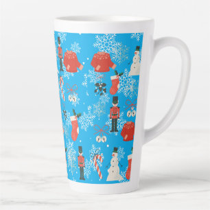 chrismast style latte mug