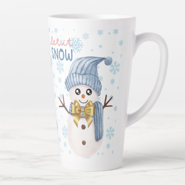 chrismast style  latte mug  (Right)