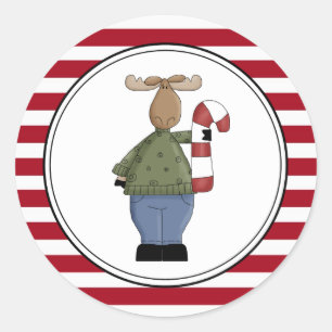 Chrismoose Holiday Envelope Seals Stickers