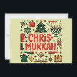 Chrismukkah Hanukkah Christmas Jewish Religious  Holiday Card<br><div class="desc">Chrismukkah Hanukkah Christmas Jewish Religious</div>