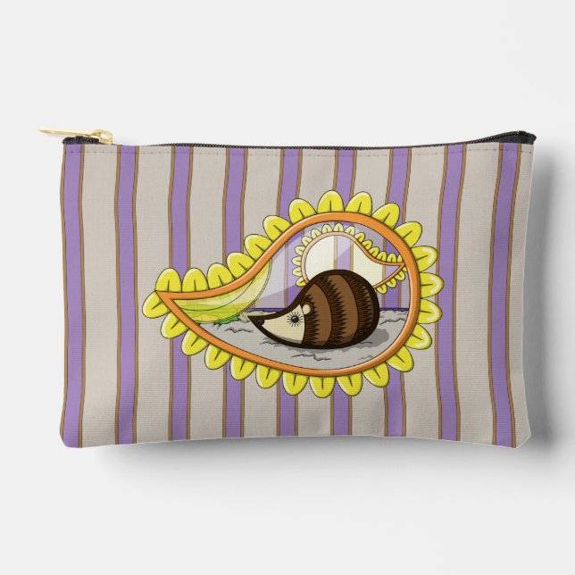Chrissy the Hedgehog Accessory Pouch (Front)