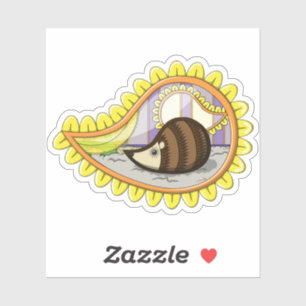 Chrissy the Hedgehog Contour Sticker