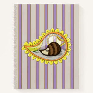 Chrissy the Hedgehog Duck Spiral Notebook