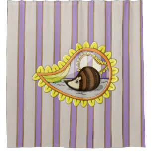 Chrissy the Hedgehog Shower Curtain