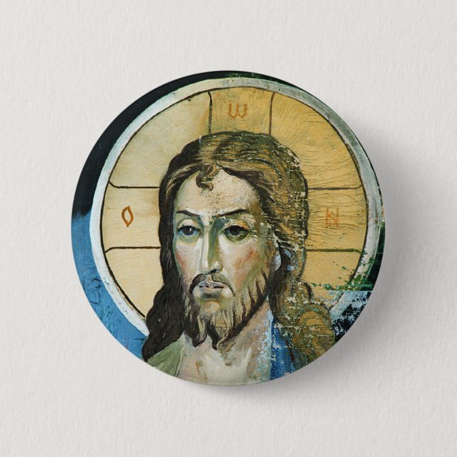 Christ 6 Cm Round Badge (Front)