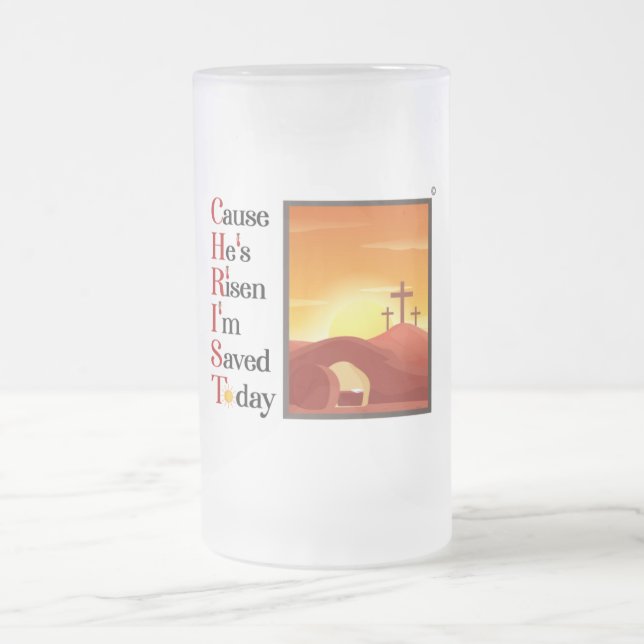 Christ Acronym Frosted Mug (Center)