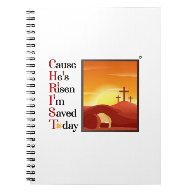 Christ Acronym Spiral Notebook (Front)
