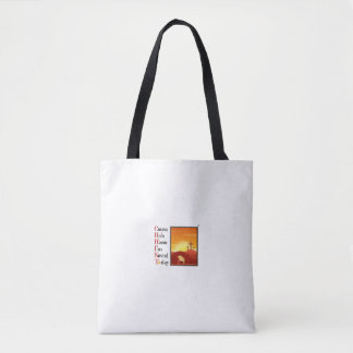 Christ Acronym White Church Tote Bag