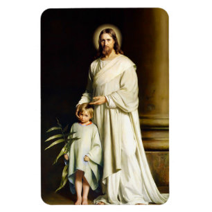 Christ and Child. Fine Art Easter Gift Magnet