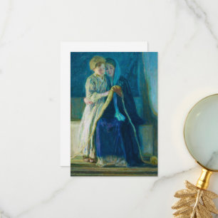 Christ and His Mother Studying the Scriptures  Thank You Card