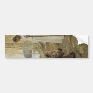 Christ and Mary Magdalene in Finnish Countryside Bumper Sticker