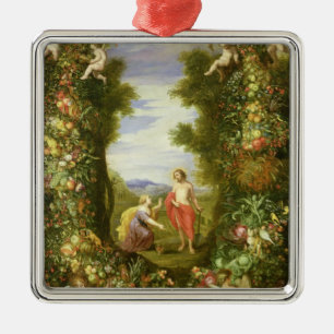 Christ and Mary Magdalene Metal Tree Decoration