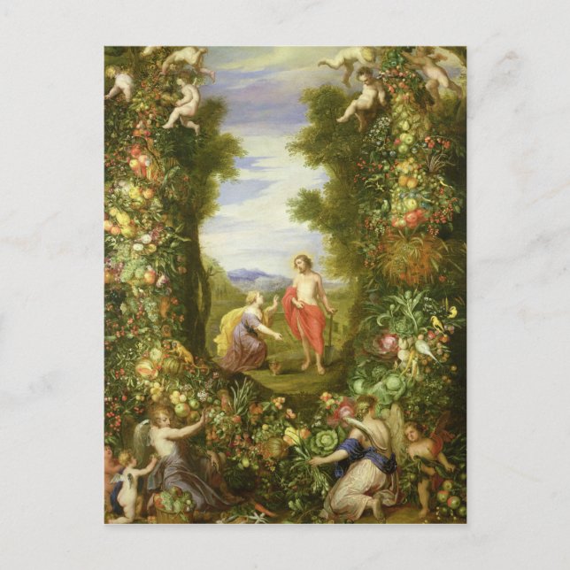 Christ and Mary Magdalene Postcard (Front)