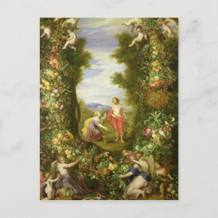 Christ and Mary Magdalene Postcard