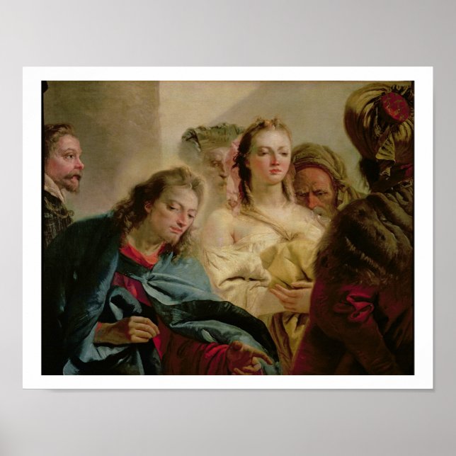 Christ and the Adulteress, 1751 (oil on canvas) Poster (Front)
