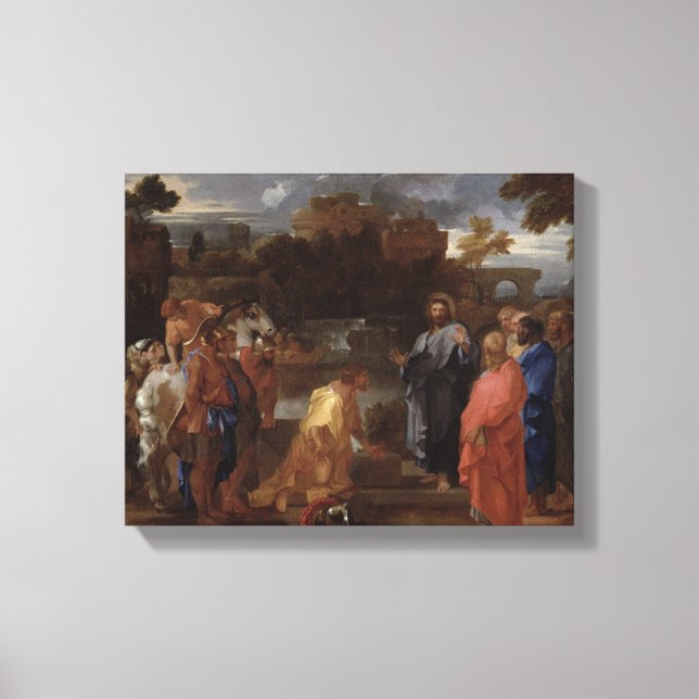 Christ and the Centurion Canvas Print (Front)