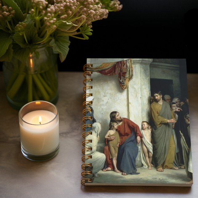 Christ and the Children by Carl Bloch, Religious  Notebook (Creator Uploaded)