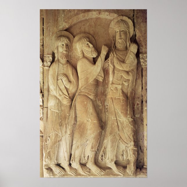 Christ and the Pilgrims of Emmaus Poster (Front)