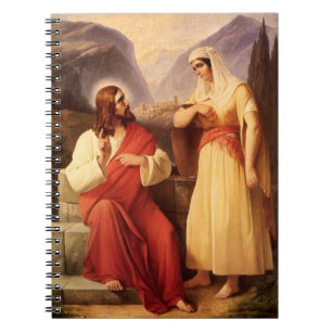 Christ and the Samaritan by Christian Schleisner Notebook