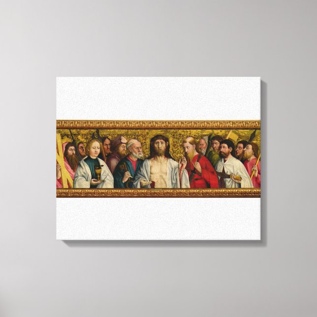 Christ and the Twelve Apostles Canvas Print (Front)