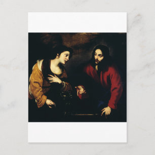 Christ and the Woman of Samaria Postcard