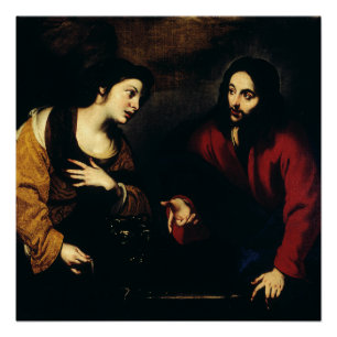 Christ and the Woman of Samaria Poster