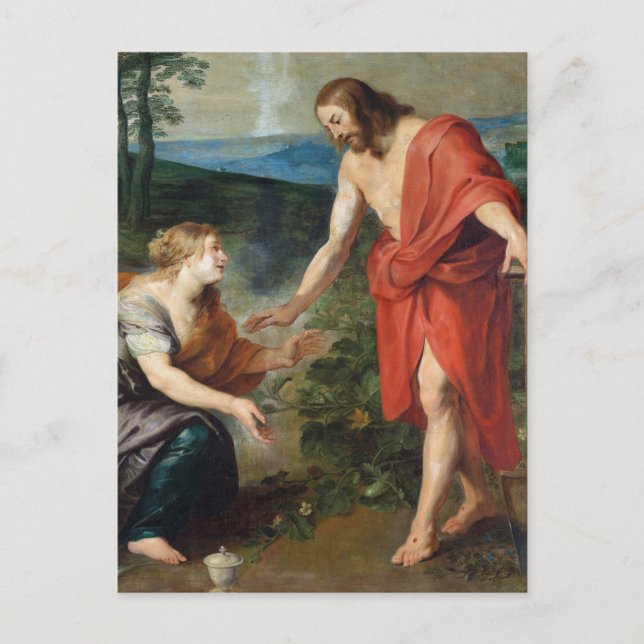 Christ Appears to Mary Magdalene by Rubens Postcard (Front)