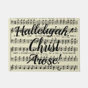 Christ Arose Doormat
