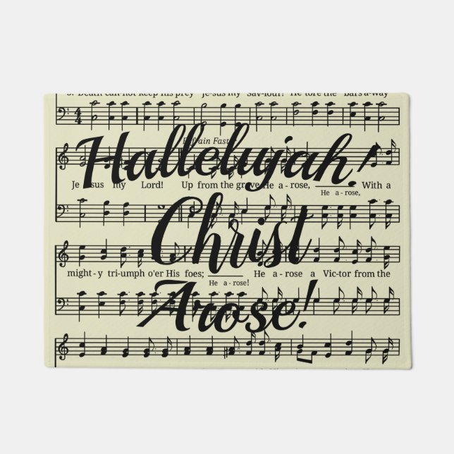 Christ Arose Doormat (Front)