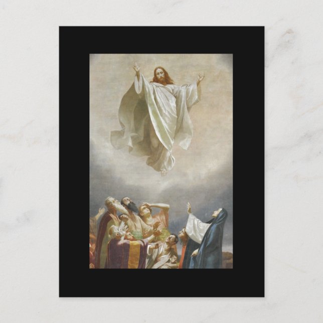 Christ Ascends to Heaven by Garofalo Postcard (Front)