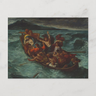 Christ Asleep during the Tempest Postcard