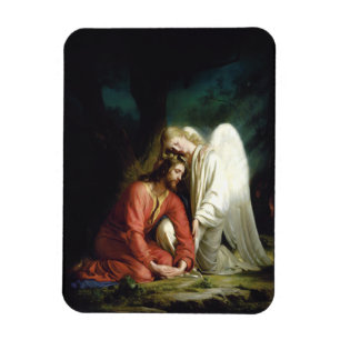 Christ at Gethsemane by Carl Bloch, Religious Magnet