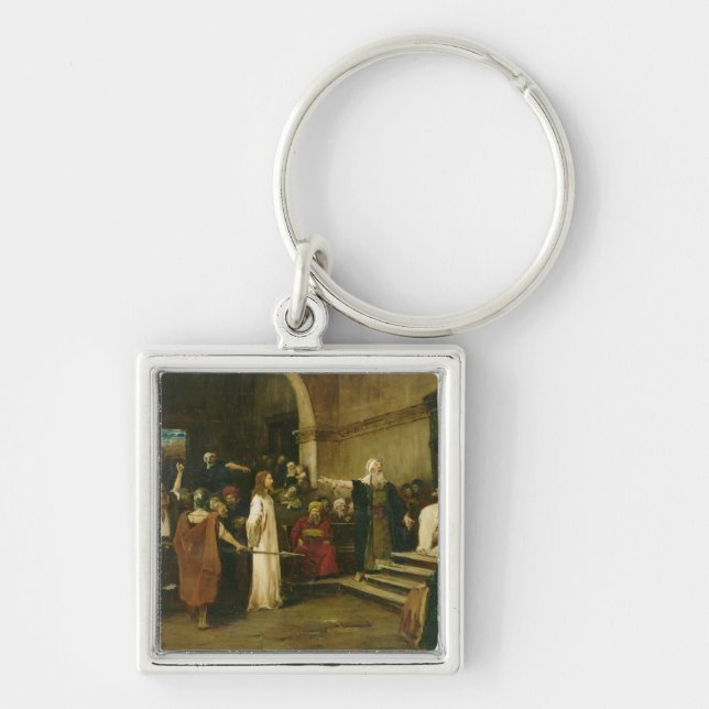 Christ Before Pilate, 1880 Key Ring (Front)