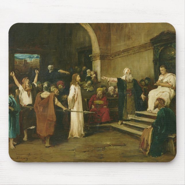 Christ Before Pilate, 1880 Mouse Mat (Front)
