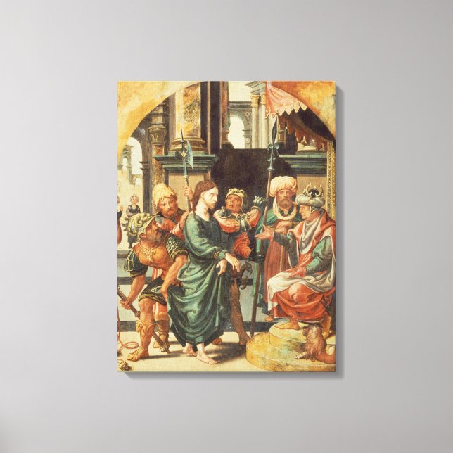 Christ Before Pilate Canvas Print (Front)