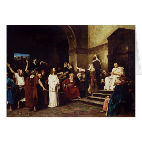 Christ Before Pilate Card