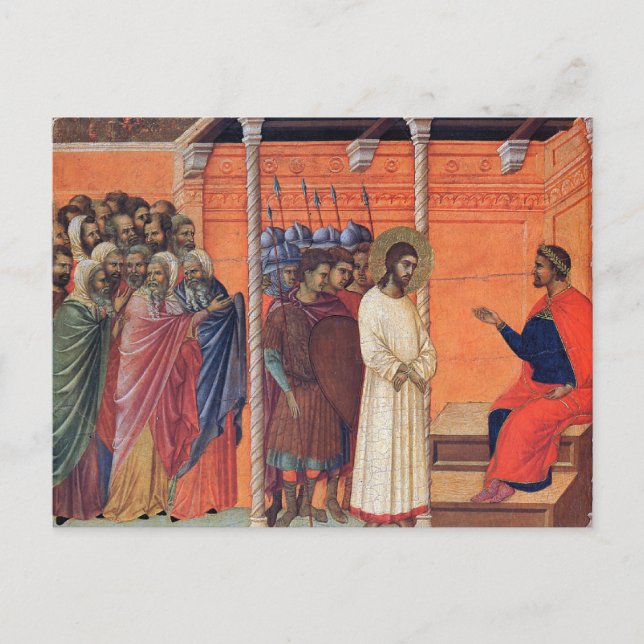 Christ Before Pilate Postcard (Front)