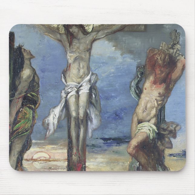 Christ between the Two Thieves, c.1870 Mouse Mat (Front)
