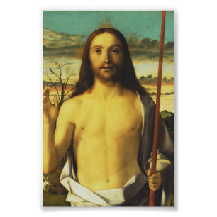Christ Blessing by Giovanni Bellini   Photo Print