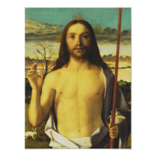 Christ Blessing by Giovanni Bellini   Photo Print