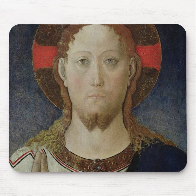 Christ Blessing Mouse Mat (Front)