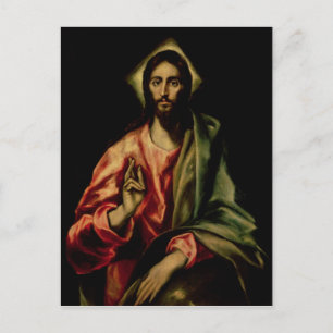 Christ Blessing Postcard