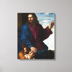 Christ Blessing the Children - Artemisa Gentilesch Canvas Print