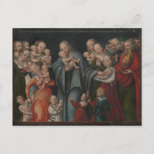 Christ Blessing the Children Postcard